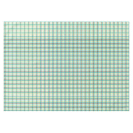 Nappe Plaid Turquoise classique (Devant (Horizontal))