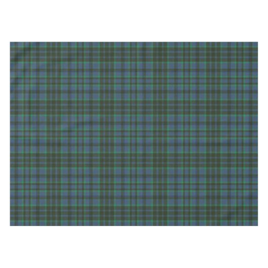 Nappe Plaid vert et bleu Preppy (Devant (Horizontal))