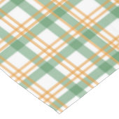 Nappe Plaid Vert Et Orange (Angle)