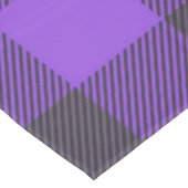 Nappe Plaid Violet Et Noir (Angle)