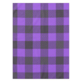 Nappe Plaid Violet Et Noir (Devant)