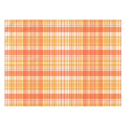 Nappe Plaids jaunes oranges Country (Devant (Horizontal))