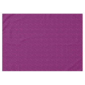 Nappe Plain floral pattern retro burgundy (Devant (Horizontal))