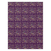 Nappe Plaisir violet avec des motifs de couleur mixte (Devant)
