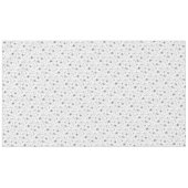 Nappe Plan floral esquissé Motif gris/Wht ID939 (Devant (Horizontal))