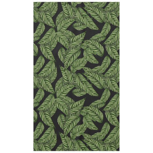 Nappe Plante de feuille tropicale moderne Imprimer (Devant)