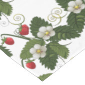 Nappe Plante de fraise rétro avec perruques d'or (Angle)