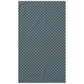 Nappe Plaque bleue croix carrée tartan et relief gris cl (Devant)