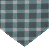 Nappe Plaque bleue croix carrée tartan et relief gris cl (Angle)