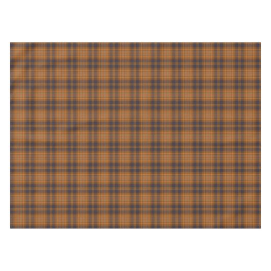 Nappe Plaque de tartan orange foncé (Devant (Horizontal))