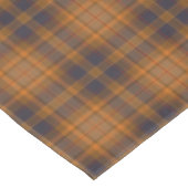 Nappe Plaque de tartan orange foncé (Angle)