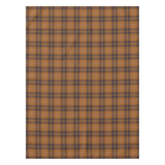 Nappe Plaque de tartan orange foncé (Devant)