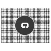 Nappe Plaqué noir et blanc classique (Devant (Horizontal))