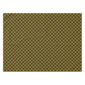 Nappe Plaque noire jaune tartan MacLeod (Devant (Horizontal))