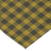 Nappe Plaque noire jaune tartan MacLeod (Angle)