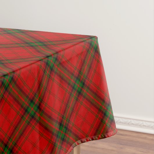 Nappe Plaque rouge vert tartan MacDougall (In Situ)