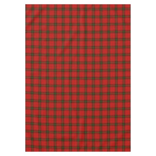 Nappe Plaque rouge vert tartan MacDougall (Devant)