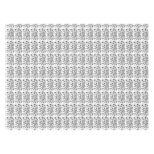 Nappe Plaques dalmatiennes Imprimer (Devant (Horizontal))