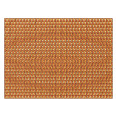 Nappe Plaques rectangulaires marron-orange sculptées et (Devant (Horizontal))