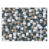 Nappe Plat blanc noir Brown or bleu moderne (Devant (Horizontal))