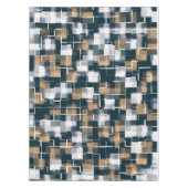 Nappe Plat blanc noir Brown or bleu moderne (Devant)