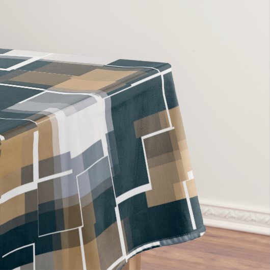 Nappe Plat blanc noir Brown or bleu moderne (In Situ)