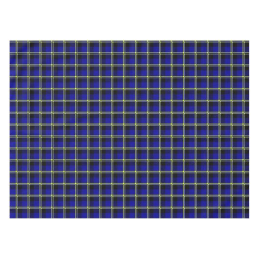Nappe Plat bleu foncé, noir et jaune (Devant (Horizontal))