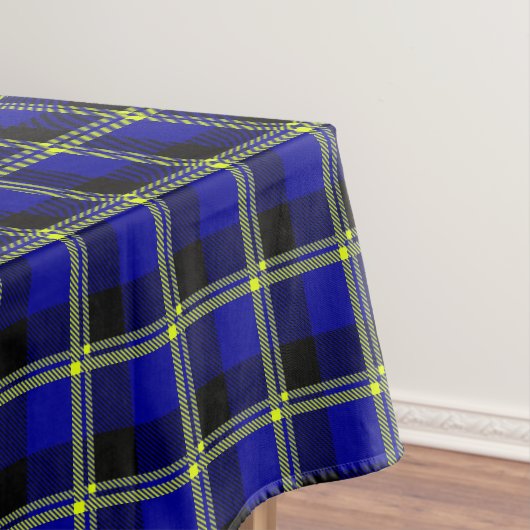 Nappe Plat bleu foncé, noir et jaune (In Situ)