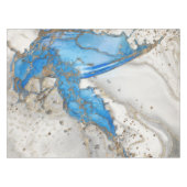 Nappe Plateau bleu - marbre gris et or (Devant (Horizontal))