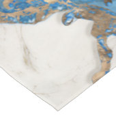 Nappe Plateau bleu - marbre gris et or (Angle)