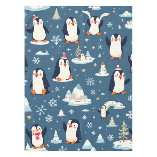 Nappe Playful Penguin Pattern (Devant)