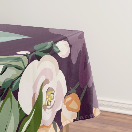 Nappe Plum violet Rose or géométrique (In Situ)