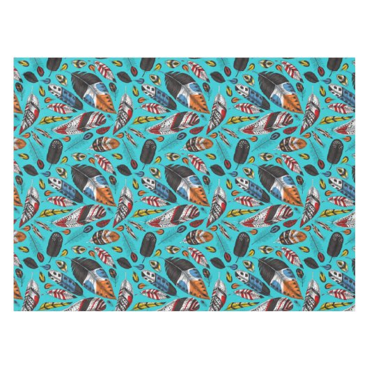 Nappe Plumes colorées (Devant (Horizontal))