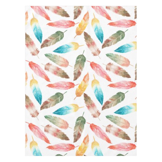 Nappe Plumes de couleur (Devant)