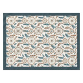 Nappe Plumes de dragueur de pastel autochtone tribal (Devant (Horizontal))