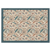 Nappe Plumes de dragueur de pastel autochtone tribal eth (Devant (Horizontal))