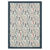 Nappe Plumes de dragueur de pastel autochtone tribal eth (Devant)