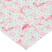 Nappe Plumes de Flamant rose sur le pois 2 (Angle)