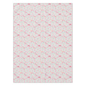 Nappe Plumes de Flamant rose sur le pois 2 (Devant)