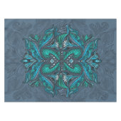 Nappe Plumes de paon mystique (Devant (Horizontal))