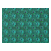 Nappe plumes de paon paillettes sarcelle (Devant (Horizontal))