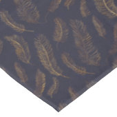 Nappe Plumes d'or illustrées (Angle)