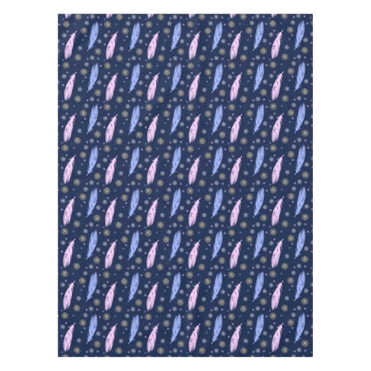 Nappe Plumes ethniques de style de Boho (Devant)