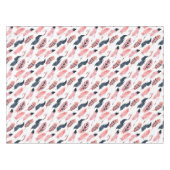 Nappe Plumes rose Boho (Devant (Horizontal))