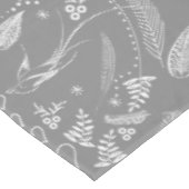 Nappe Plumes rustiques Inséparables Motif Cottage Lodge (Angle)