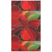 Nappe Poinsettia Abstraite (Devant)