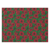 Nappe Poinsettia, motif de Noël (Devant (Horizontal))