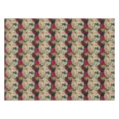 Nappe Poinsettias coloré Motif vacances (Devant (Horizontal))