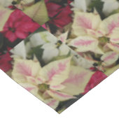 Nappe Poinsettias coloré Motif vacances (Angle)