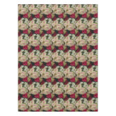 Nappe Poinsettias coloré Motif vacances (Devant)